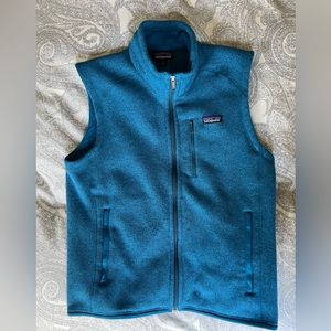 Patagonia Better Sweater Teal men’s vest size M
